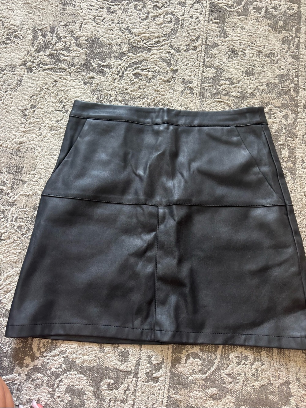 Leather skirt